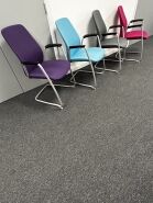 Kinnarps 5000 Cv Stacking Chairs In choice of four colours