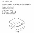 Orangebox Cwtch Collaborative Privacy Booth seats up to 6
