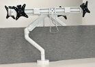 Narbutus B Active Sit Stand Desk White on White 1400 x 800