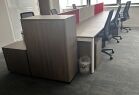 Used Bench Desk 1600 x 800 Gresham Mesa in Walnut - Image 5