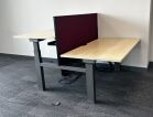 Senator Chemistry Back To Back Sit Stand Desk 1400 x 800 - Image 3