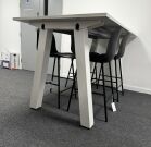 Poseur Table Steelcase 1.8M x 1.0M White on White - Image 5
