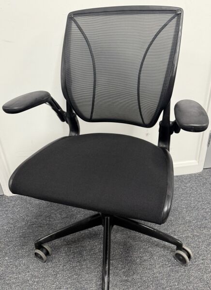 Humanscale Diffrient World chair all black edition (used office chairs)