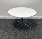 Connection Round Coffee Table 530mm diameter Top on Polished Aluminium 4 Leg Base - Image 2
