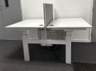 Sit Stand Desks 1200mm x 800mm Back to Back Mobili - Image 5