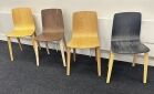 Arper Aava 2 chair with Ply seat on bentwood legs set of two in individual finishes - Image 2