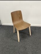 Arper Aava 2 chair with Ply seat on bentwood legs set of two in individual finishes - Image 3