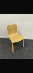 Arper Aava 2 chair with Ply seat on bentwood legs set of two in individual finishes - Image 4