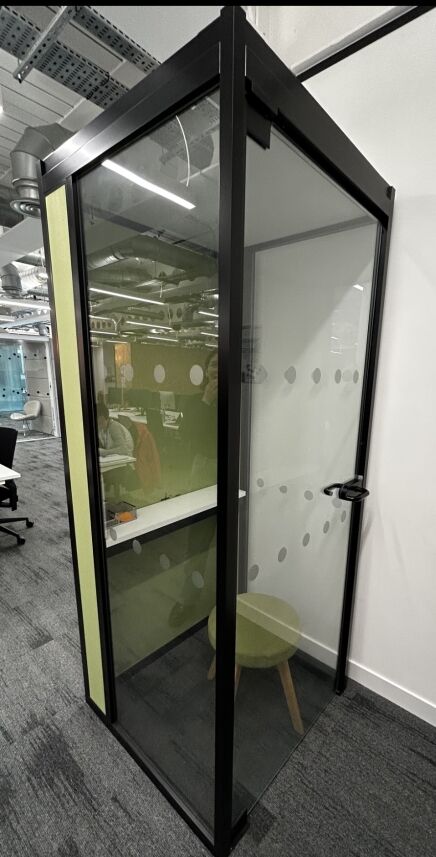Boss Design TP2 Acoustic Glass Phone Booth